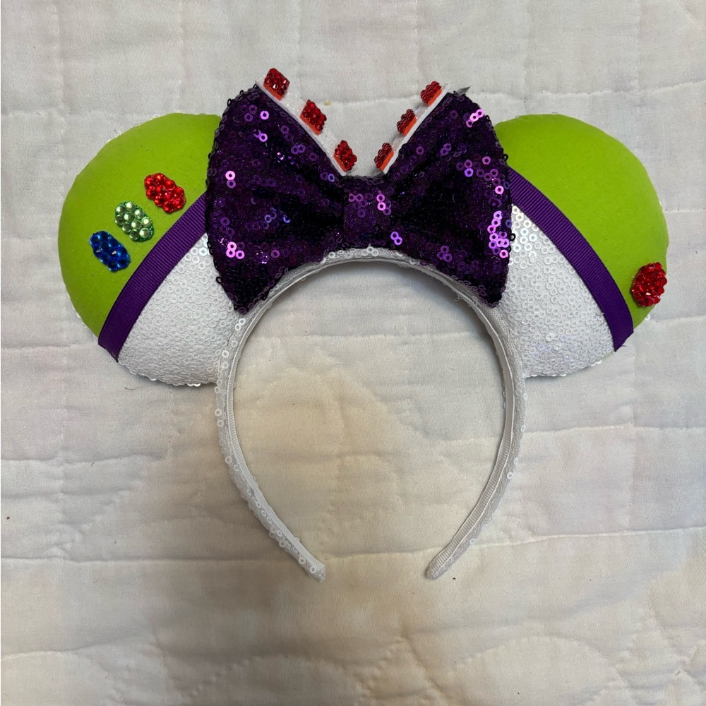 Buzz Lightyear Rhinestone Minnie Ear Headband